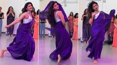 Desi Bhabhi Dance: ‘धक-धक करने लगा’ गाने पर देसी भाभी ने किया जबरदस्त डांस (Watch Video)
