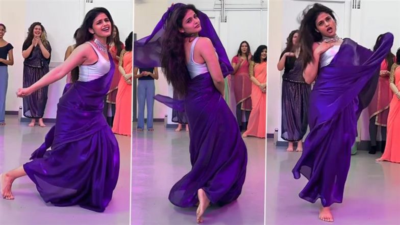 Desi Bhabhi Dance: &lsquo;धक-धक करने लगा&rsquo; गाने पर देसी भाभी ने किया जबरदस्त डांस (Watch Video)