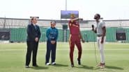 WI-W vs THA-W ICC Women's World Cup Qualifier 2025 Live Toss & Scorecard: वेस्टइंडीज महिला टीम ने जीता टॉस, थाईलैंड को दिया पहले बल्लेबाजी का न्योता, यहां देखें प्लेइंग इलेवन और लाइव स्कोरकार्ड