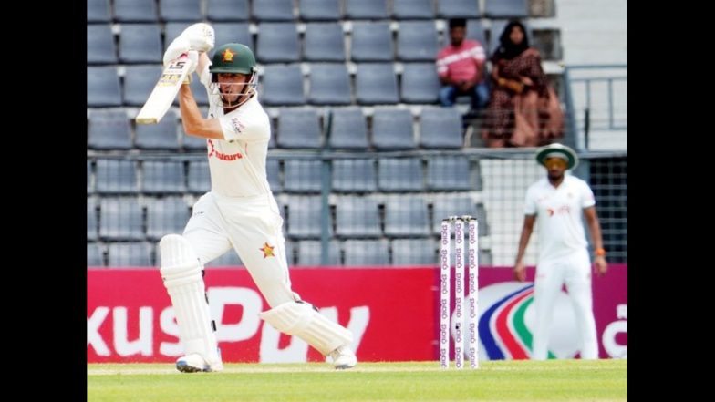 BAN vs ZIM 2nd Test 2025 Day 1 Scorecard, Lunch Break: ज़िम्बाब्वे ने टॉस जीतकर पहले सत्र के बाद की सधी हुई शुरुआत, लंच तक 2 विकेट खोकर बनाए 89 रन, यहां देखें मैच का स्कोरकार्ड