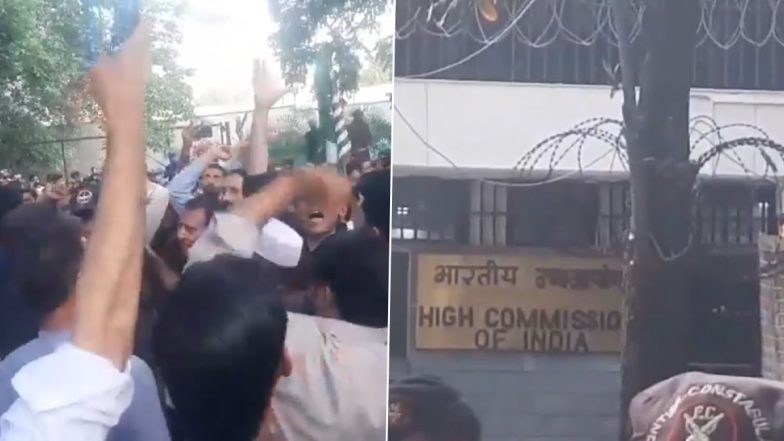Pahalgam Terror Attack: इस्लामाबाद में भारतीय उच्चायोग के बाहर पाकिस्तानियों ने किया विरोध प्रदर्शन, हिंदुस्तान के सख्त फैसले से बिलबिलाया; VIDEO