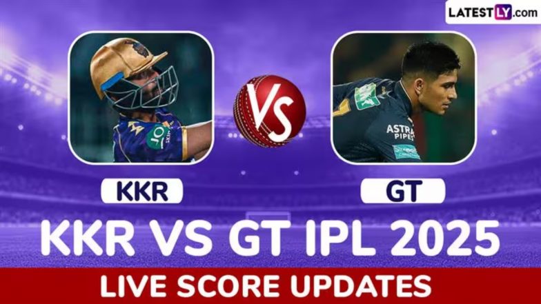 KKR vs GT TATA IPL 2025 Scorecard: कोलकाता नाइट राइडर्स बनाम गुजरात टाइटंस के मैच का स्कोरकार्ड Live