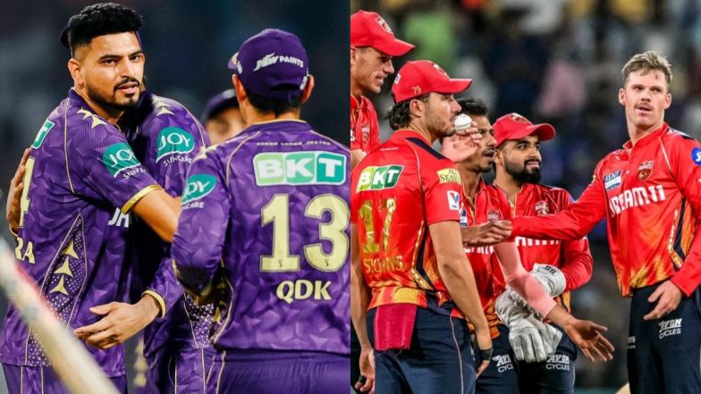 KKR vs PBKS, TATA IPL 2025 44th Match Stats And Preview: कोलकाता नाइट राइडर्स बनाम पंजाब किंग्स के बीच खेला जाएगा रोमांचक मुकाबला, आज के मैच में बन सकते हैं ये अनोखे रिकॉर्ड
