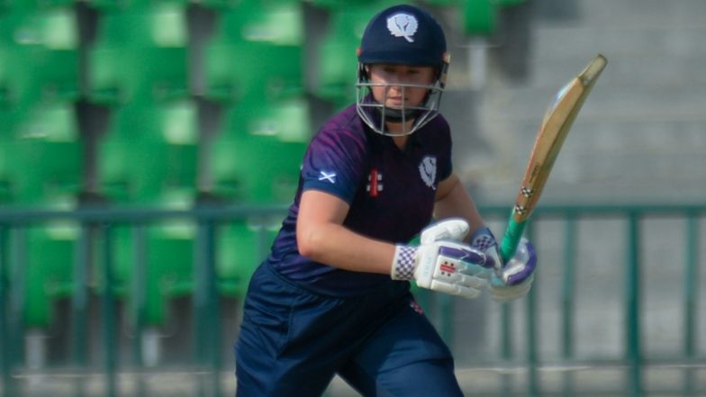 Ireland Women vs Scotland Women, 13th Match 1st Inning Scorecard: स्कॉटलैंड ने आयरलैंड को दिया 269 रनों का लक्ष्य, कैथरीन ब्राइस ने खेली शतकीय पारी; यहां देखें पहली पारी का स्कोरकार्ड