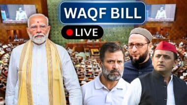 Waqf Amendment Bill Lok Sabha Live Updates: वक्फ संशोधन बिल पर मुस्लिम पर्सनल लॉ बोर्ड ने देशव्यापी आंदोलन की दी चेतावनी