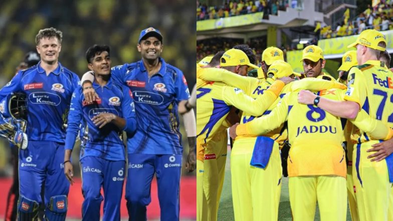Mumbai vs Chennai, TATA IPL 2025 38th Match Key Players To Watch Out: मुंबई इंडियंस को हराकर पॉइटंस टेबल में लंबी छलांग लगाना चाहेगी चेन्नई सुपर किंग्स, इन दिग्गज खिलाड़ियों पर होगी सबकी निगाहें