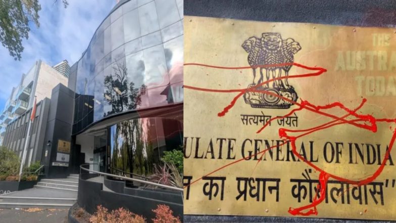 BREAKING: ऑस्ट्रेलिया के मेलबर्न में भारतीय वाणिज्य दूतावास पर हमला, ग्राफिटी के जरिए दी चेतावनी