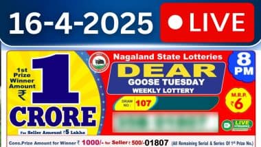 Nagaland State Lottery Result Today 8 PM: नागालैंड स्टेट लॉटरी का 8 बजे का रिजल्ट घोषित, देखें आज के ड्रा में कौन बना करोड़पति