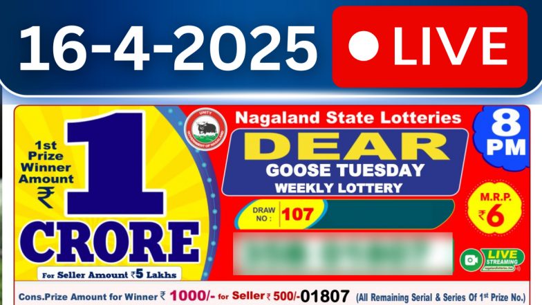 Nagaland State Lottery Result Today 8 PM: नागालैंड स्टेट लॉटरी का 8 बजे का रिजल्ट घोषित, देखें आज के ड्रा में कौन बना करोड़पति
