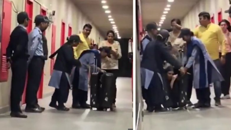 VIDEO: गर्लफ्रेंड को सूटकेस में छिपाकर बॉयज हॉस्टल में ला रहा था BF, चीख निकलते ही खुल गई पोल, वीडियो वायरल