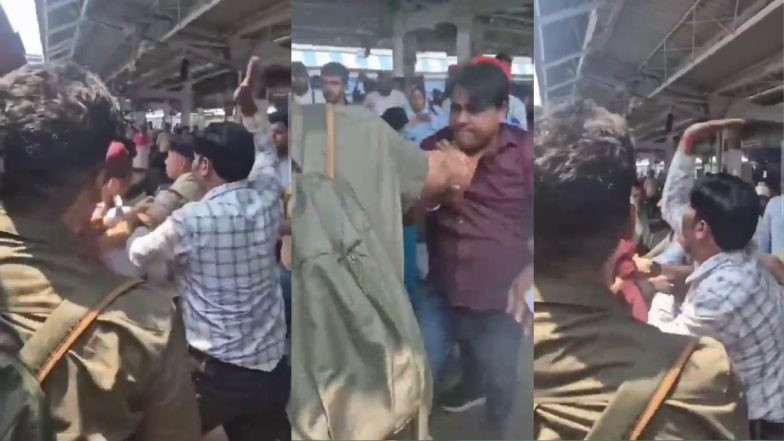 VIRAL VIDEO: दुरंतो एक्सप्रेस में चेकिंग को लेकर TTE और ट्रेन मैनेजर के बीच जमकर हुई मारपीट, वीडियो वायरल