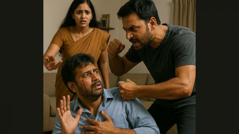 Kaushambi Shocker: नीले ड्रम में भरने की धमकी! अफेयर पकड़े जाने पर पति को पीटा, फिर प्रेमी के साथ फरार हुई 4 बच्चों की मां (Watch Video)