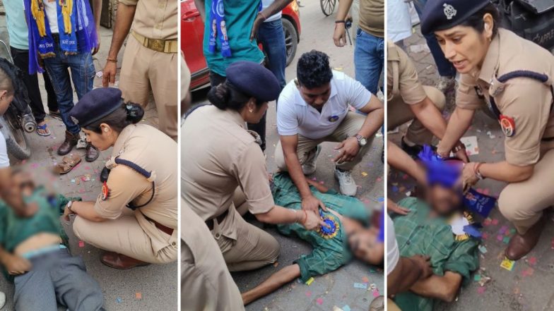 Who is ACP Sukanya Sharma: आगरा की 'लेडी सिंघम' एसीपी सुकन्या शर्मा ने दिखाई इंसानियत, अंबेडकर जुलूस के दौरान बेहोश हुए युवक की बचाई जान; लोगों ने की तारीफ