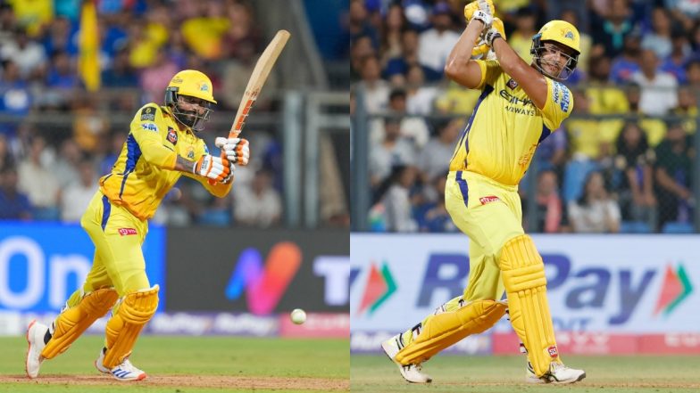MI vs CSK, TATA IPL 2025 38th Match 1st Inning Scorecard: चेन्नई सुपर किंग्स ने मुंबई इंडियंस को दिया 177 रनों का टारगेट, रवींद्र जड़ेजा और शिवम दुबे ने खेली ताबड़तोड़ पारी; यहां देखें पहली पारी का स्कोरकार्ड