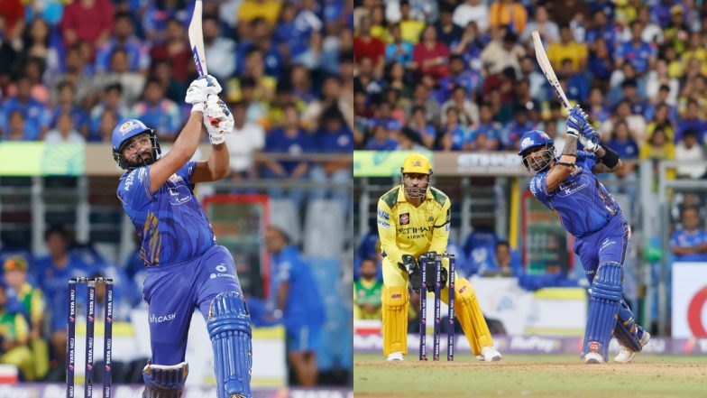 Mumbai Beat Chennai, TATA IPL 2025 38th Match Scorecard: वानखेड़े में रोहित शर्मा और सूर्यकुमार यादव का गरजा बल्ला, सीएसके को 9 विकेट से हराकर मुंबई इंडियंस ने लगाया जीत का चौका; यहां देखें MI बनाम CSK मैच का स्कोरकार्ड