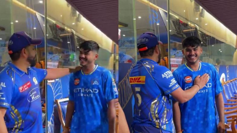 Rohit Sharma Lauds Ayush Mhatre: MI बनाम CSK मैच में 17 वर्षीय आयुष म्हात्रे ने डेब्यू पर की खतरनाक बल्लेबाजी, रोहित शर्मा ने बांधे तारीफों के पुल, वीडियो हुआ वायरल