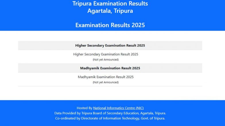 Tripura Board Result 2025: त्रिपुरा बोर्ड कक्षा 10 और 12 के परिणाम 30 अप्रैल को होंगे जारी, tbresults.tripura.gov.in पर करें चेक