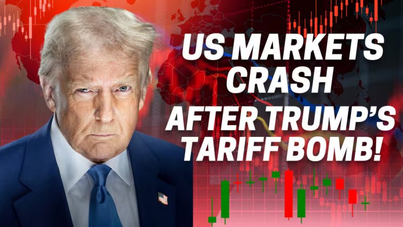 US Stock Market Crash: अमेरिकी शेयर बाजार में हाहाकार, ट्रंप के टैरिफ के चलते 199 लाख करोड़ रुपये का नुकसान, Dow Jones, Nasdaq और S&P 500 की बड़ी गिरावट