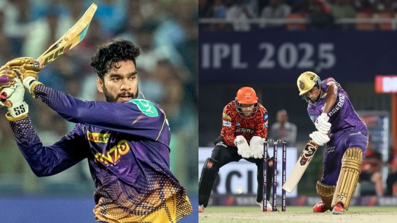 KKR vs SRH, IPL 2025 15th Match Scorecard: कोलकाता नाइट राइडर्स ने सनराइजर्स हैदराबाद को दिया 201 रनों का लक्ष्य, वेंकटेश अय्यर और अंगकृष रघुवंशी ने खेली आतिशी पारी; यहां देखें पहली पारी का स्कोरकार्ड