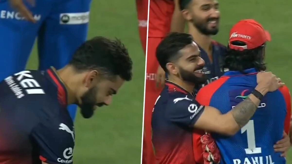 Virat Kohli Teases KL Rahul With Kantara Celebration: जैसे को तैसा! RCB की जीत के बाद विराट कोहली ने केएल राहुल से 'कांतारा' सेलिब्रेशन का लिया बदला, देखें वायरल वीडियो