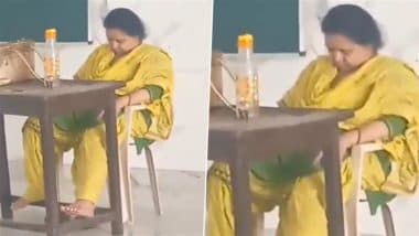 UP: मेरठ में क्लास रूम में सोती टीचर का Video वायरल, शिक्षा अधिकारी तक पहुंचा मामला