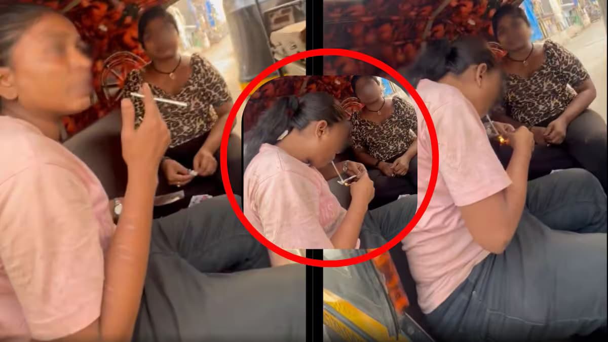 मुंबई के मलाड में ऑटो रिक्शा में बैठकर महिलाओं ने किया ड्रग्स का सेवन, वीडियो आया सामने.
