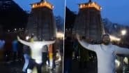 Dance Near Kedarnath Temple: केदारनाथ मंदिर के पास तेज आवाज में डीजे बजाकर नाचते युवकों का वीडियो वायरल, पुलिस ने की कार्रवाई
