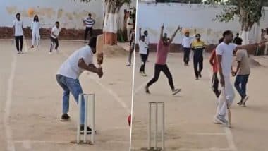 Jail Premier League: मथुरा में जेल के अंदर क्रिकेट टूर्नामेंट का आयोजन, कैदियों के शारीरिक, मानसिक स्वास्थ्य को बढ़ावा देने के लिए उठाया गया कदम (वीडियो देखें)
