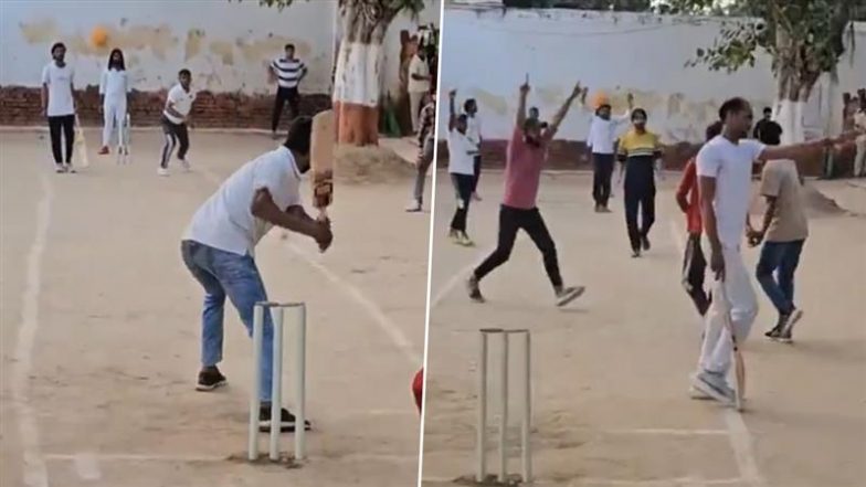 Jail Premier League: मथुरा में जेल के अंदर क्रिकेट टूर्नामेंट का आयोजन, कैदियों के शारीरिक, मानसिक स्वास्थ्य को बढ़ावा देने के लिए उठाया गया कदम (वीडियो देखें)