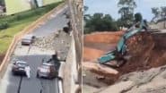 NH Collapse in Kerala: केरल में भ्रष्टाचार की पोल खुली! पहली बारिश में धंसा NH-66 का हिस्सा, कंपनी ब्लैक लिस्टेड (Watch Video)