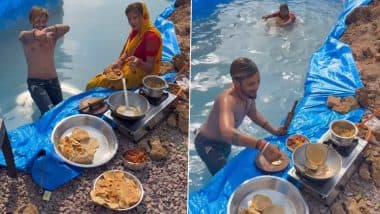 Desi Swimming Pool: कपल ने जुगाड़ लगाकर बनाया देसी स्वीमिंग पूल, वायरल वीडियो देख नेटीजेंस हुए इम्प्रेस