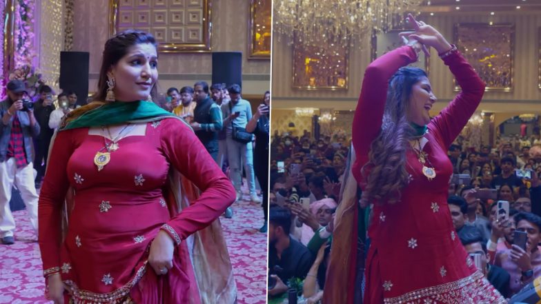 Sapna Choudhary Dance: सपना चौधरी ने हरियाणवी गाने &lsquo;माची-माची हांडू' गाने पर जबरदस्त थिरकाई कमर, डांस वीडियो देख लोग हुए दीवाने