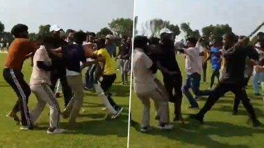 Viral Video: अमरोहा के डीएनएस कॉलेज के ग्राउंड में क्रिकेट खेलते समय युवाओं के बीच हुआ विवाद, दो गुटों में बैट और स्टंप लेकर जमकर हुई मारपीट, वीडियो आया सामने Viral Video: अमरोहा के डीएनएस कॉलेज के ग्राउंड में क्रिकेट खेलते समय युवाओं के बीच हुआ विवाद, दो गुटों में बैट और स्टंप लेकर जमकर हुई मारपीट, वीडियो आया सामने