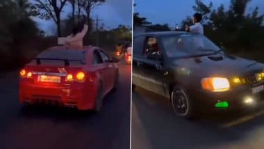 Karnataka Video: शर्मनाक! रेप केस में मिली जमानत के बाद आरोपियों ने मनाया जश्न, कार पर निकाला जुलुस, कर्नाटक के हावेरी जिले का वीडियो आया सामने