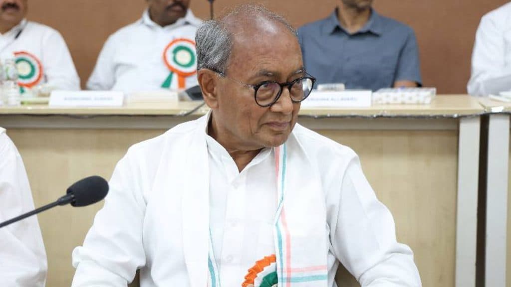 कांग्रेस की लड़ाई भाजपा की मानसिकता के खिलाफ है: दिग्विजय सिंह