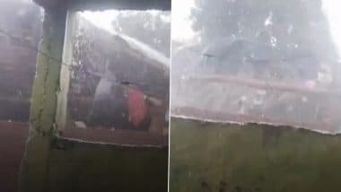 MP: सागर में आंधी के दौरान छत उड़ने से कई बच्चे घायल, खौफनाक वीडियो वायरल