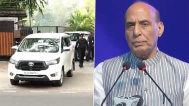 Rajnath Singh Security Meeting: फिर घुटने टेकेगा पाकिस्तान ! रक्षा मंत्री राजनाथ सिंह कर रहे हैं रणनीतिक बैठक, CDS अनिल चौहान समेत तीनों सेनाओं के प्रमुख मीटिंग में मौजूद (Watch Video)