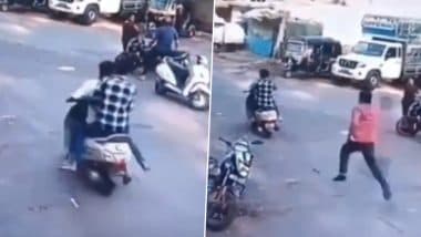 Dramatic Escape Caught on Camera: हत्या की कोशिश करने वाला आरोपी पुलिस को चकमा देकर फ़िल्मी स्टाइल में फरार, 12 घंटे बाद पकड़ा गया (देखें वीडियो)
