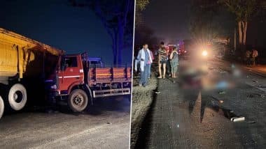 Raipur Accident: छत्तीसगढ़ के रायपुर में दर्दनाक सड़क हादसा, ट्रक और ट्रेलर की टक्कर में 13 लोगों की मौत; 12 घायल (Watch Video)