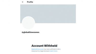 Global Times Ban: рдЪреАрдиреА рд╕рд░рдХрд╛рд░реА рдореАрдбрд┐рдпрд╛ рдХреЗ рдЦрд┐рд▓рд╛рдл рднрд╛рд░рдд рдХрд╛ рдПрдХреНрд╢рди, рдлрд░реНрдЬреА рдЦрдмрд░ рдлреИрд▓рд╛рдиреЗ рдкрд░ рдПрдХреНрд╕ рдЕрдХрд╛рдЙрдВрдЯ рдмреНрд▓реЙрдХ