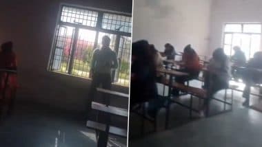 Agra Shocker: यूपी के आचार्य ताराचंद महाविद्यालय में बीए की परीक्षा के दौरान उत्तर लिखवाते पकड़े गए शिक्षक, वीडियो आया सामने