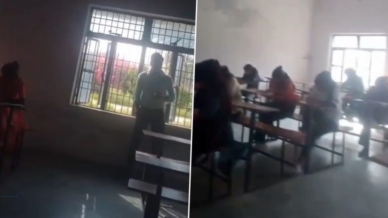 Agra Shocker: यूपी के आचार्य ताराचंद महाविद्यालय में बीए की परीक्षा के दौरान उत्तर लिखवाते पकड़े गए शिक्षक, वीडियो आया सामने