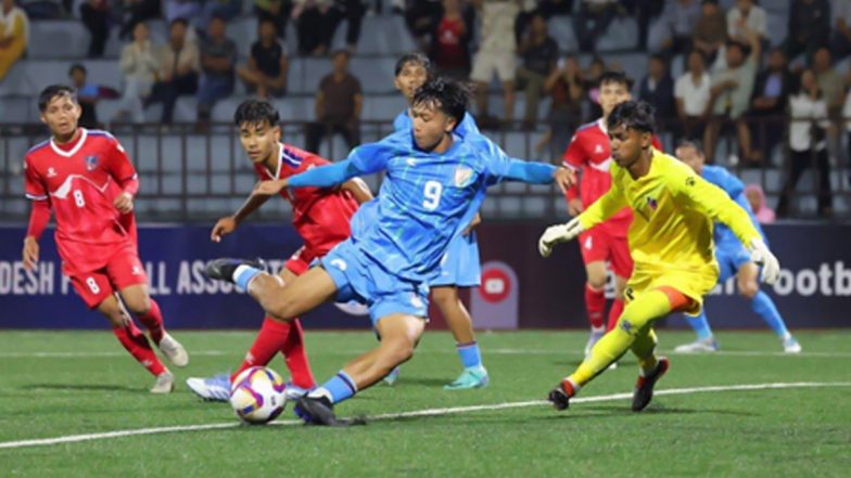 SAFF Under-19 Championship: भारत ने नेपाल पर 4-0 की जीत के साथ ग्रुप बी में शीर्ष स्थान हासिल किया