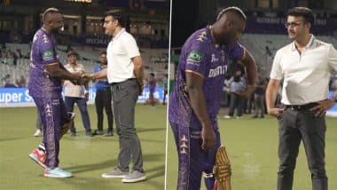 IPL 2025: सौरव गांगुली ने ईडन गार्डन्स में आंद्रे रसेल से की मुलाकात, SA20 में इस टीम के लिए खेलते हुए आ सकतें हैं नजर