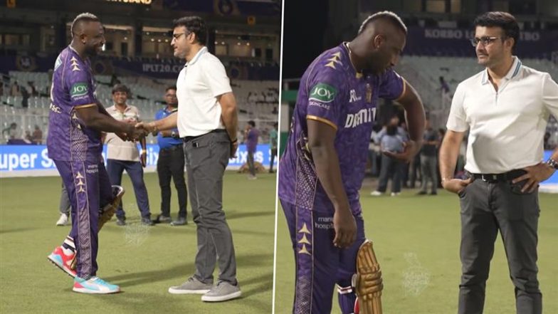 IPL 2025: सौरव गांगुली ने ईडन गार्डन्स में आंद्रे रसेल से की मुलाकात, SA20 में इस टीम के लिए खेलते हुए आ सकतें हैं नजर