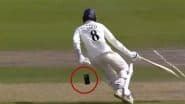 Tom Bailey Carries Phone in Pocket While Batting: काउंटी मैच में बल्लेबाज़ी के दौरान टॉम बेली की जेब से गिरा मोबाइल, वीडियो हुआ वायरल