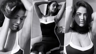 Poonam Pandey Sexy Look: डीप नेक ड्रेस में पूनम पांडे ने दिखाया कातिलाना अंदाज़, देखकर फैंस बोले- 'उफ्फ़!' (View Pics)