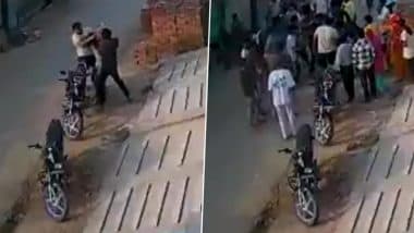 Bulandshahr Shocker: बेटी से छेड़छाड़ का विरोध करने पर व्यक्ति की लात-घूंसों और डंडों से पिटाई, वीडियो वायरल होने के बाद 2 गिरफ्तार
