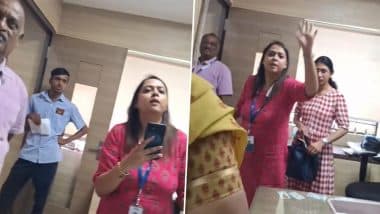 VIDEO: 'मैं हिंदी में बोलूंगी, क्योंकि ये भारत है': बेंगलुरु में SBI मैनेजर ने कन्नड़ बोलने से किया इनकार, स्थानीय लोगों का फूटा गुस्सा