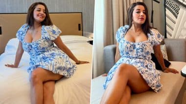 ब्लू फ्लोरल मिनी ड्रेस में भोजपुरी स्टार Monalisa ने शेयर की होटल रूम से बोल्ड तस्वीरें, देख फैंस बोले- 'हॉटनेस ओवरलोडेड' (View Pics)